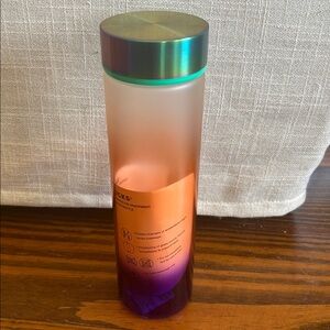 Starbucks Gradient Glass Bottle - Green Teal to Orange to Purple    NEW!!